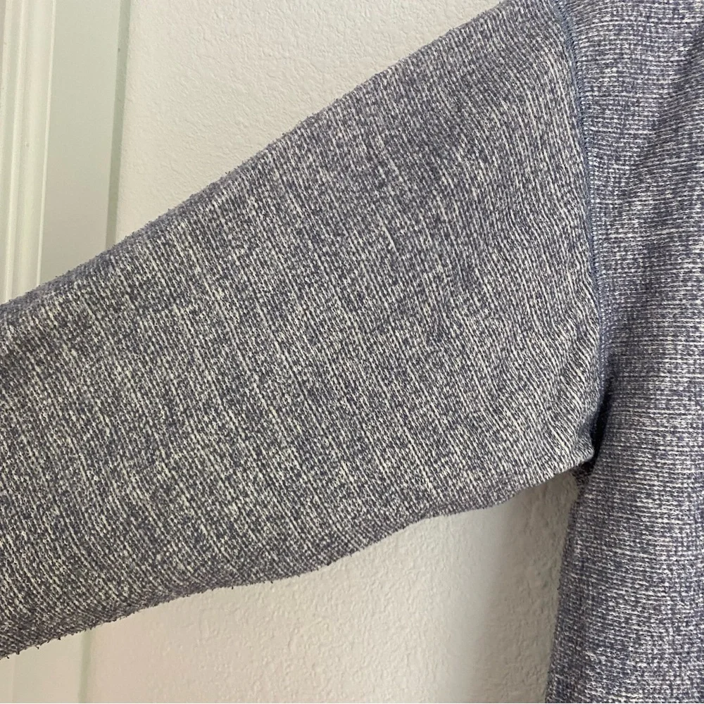 Fieldmaster Men's Size M Long Sleeve Polo Knit Shirt Vintage Style Blue White